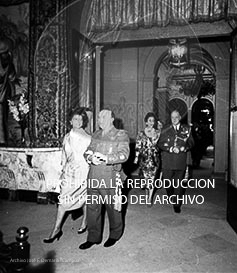 Cena en Pedralbes ofrecida a las autoridades de la ciudad de Barcelona