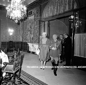 Cena en Pedralbes ofrecida a las autoridades de la ciudad de Barcelona