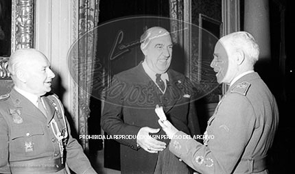 Cena en Pedralbes ofrecida a las autoridades de la ciudad de Barcelona