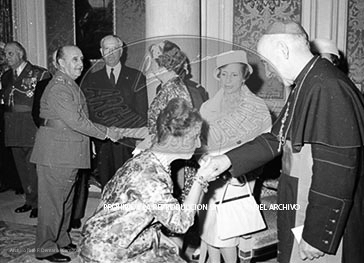 Cena en Pedralbes ofrecida a las autoridades de la ciudad de Barcelona