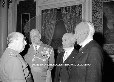 Cena en Pedralbes ofrecida a las autoridades de la ciudad de Barcelona