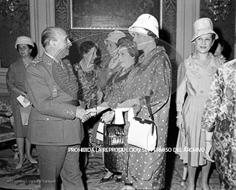 Cena en Pedralbes ofrecida a las autoridades de la ciudad de Barcelona