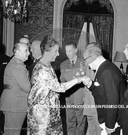 Cena en Pedralbes ofrecida a las autoridades de la ciudad de Barcelona