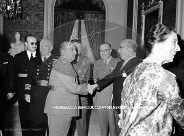 Cena en Pedralbes ofrecida a las autoridades de la ciudad de Barcelona