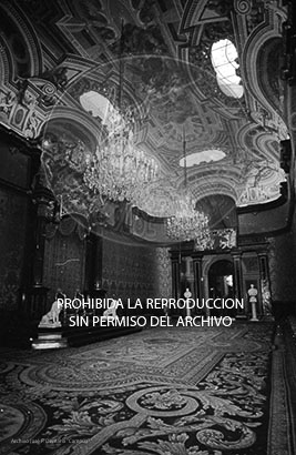 Cena en Pedralbes ofrecida a las autoridades de la ciudad de Barcelona