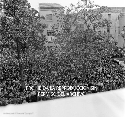 Franco visita las zonas inundadas de Barcelona