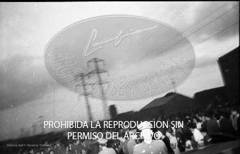 Franco visita las zonas inundadas de Barcelona