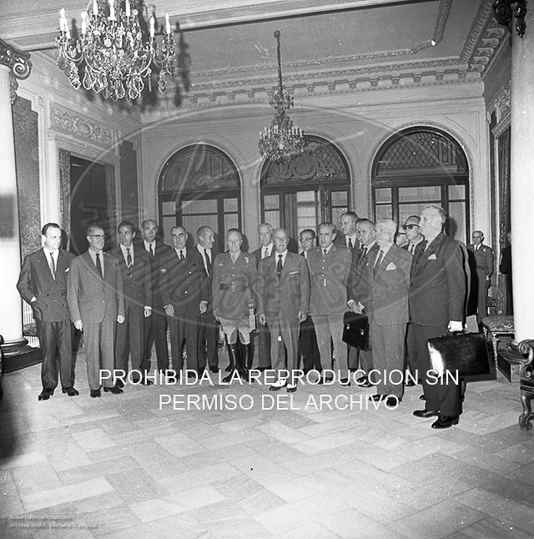 Consejo de ministros en el Palacio de Pedralbes.