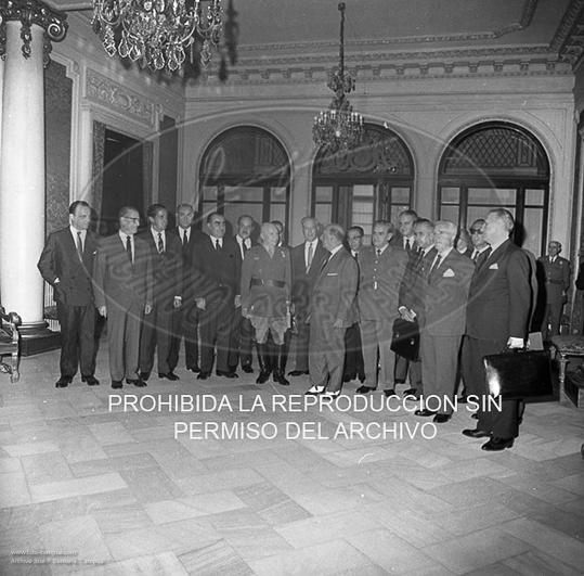 Consejo de ministros en el Palacio de Pedralbes.