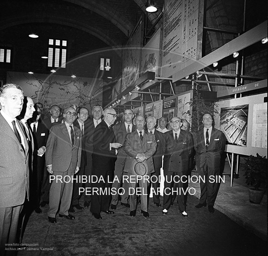 Franco visita Barcelona. junio 1963