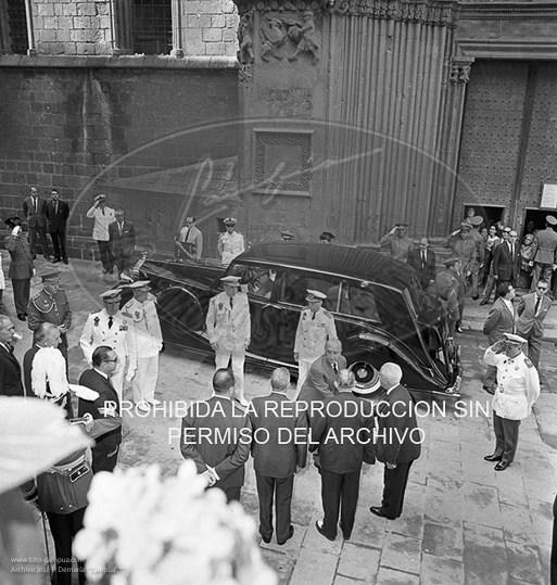 Franco visita Barcelona. junio 1963