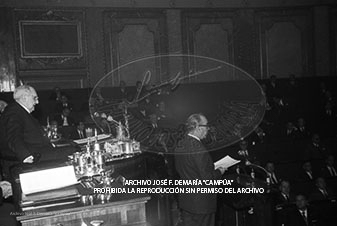 Carrero Blanco en Las Cortes