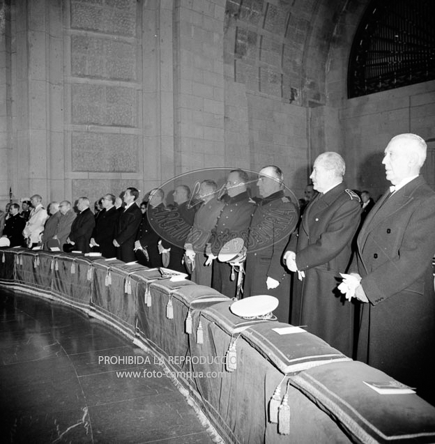 Te Deum en el Valle de los Caidos por los XXV años de paz