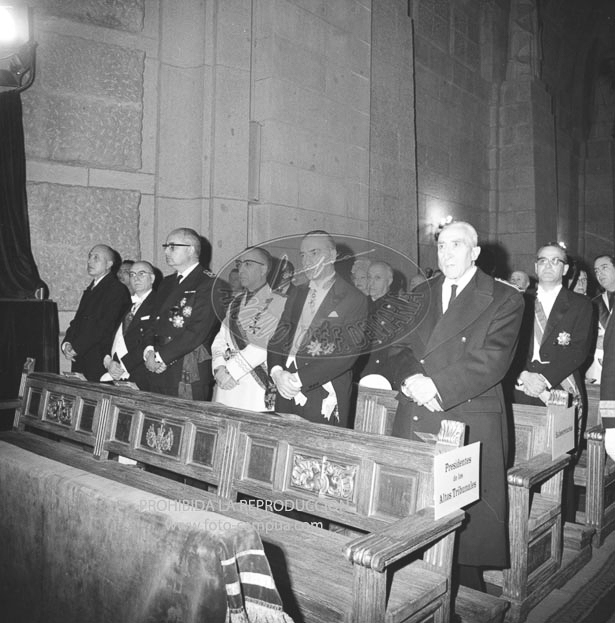 Te Deum en el Valle de los Caidos por los XXV años de paz