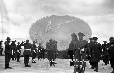 Te Deum en el Valle de los Caidos por los XXV años de paz. llegada de autoridades