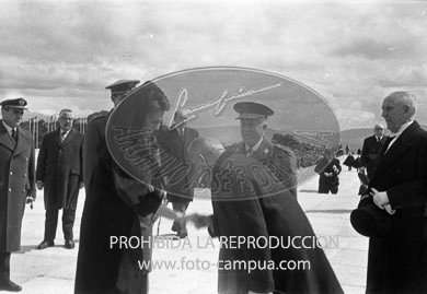 Te Deum en el Valle de los Caidos por los XXV años de paz. llegada de autoridades