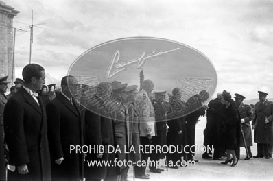 Te Deum en el Valle de los Caidos por los XXV años de paz. llegada de autoridades