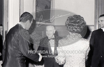 Desfile de modelos en la embajada de Italia de Madrid.