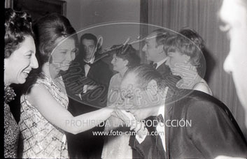 Desfile de modelos en la embajada de Italia de Madrid.