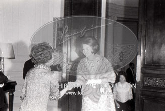Desfile de modelos en la embajada de Italia de Madrid.