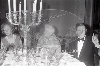 Desfile de modelos en la embajada de Italia de Madrid.