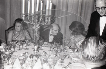 Desfile de modelos en la embajada de Italia de Madrid.