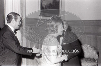 Desfile de modelos en la embajada de Italia de Madrid.