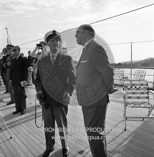 Regatas de traineras en San Sebastián 1969