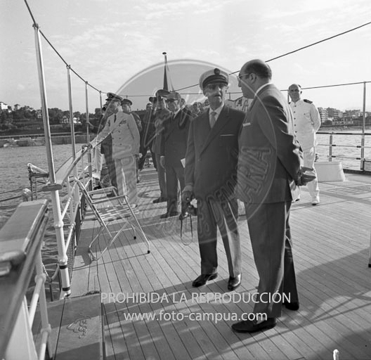 Regatas de traineras en San Sebastián 1969