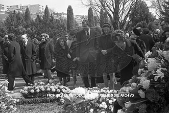 Primer aniversario fallecimiento Reina Victoria Eugenia