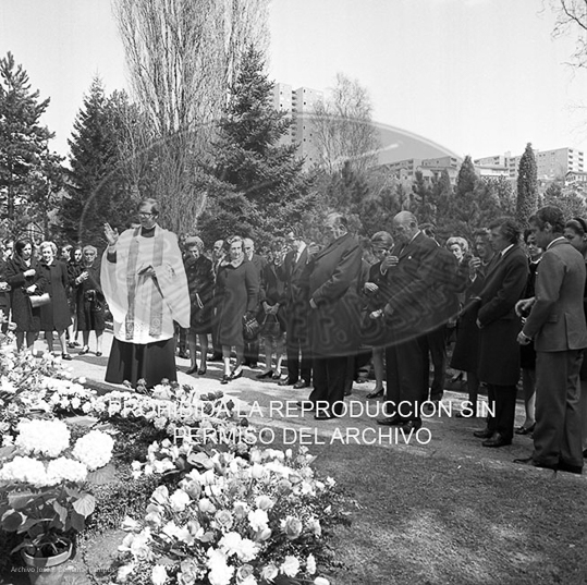 Primer aniversario fallecimiento Reina Victoria Eugenia