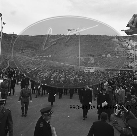 Inauguración de la presa del Atazar