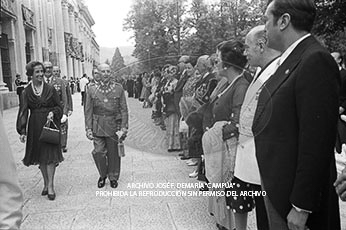 Fiesta del 18 julio 1973 en La Granja