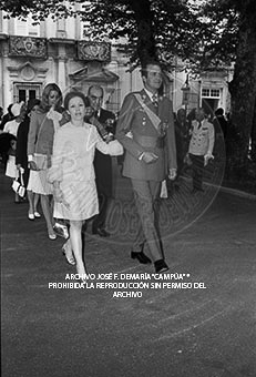 Fiesta del 18 julio 1973 en La Granja
