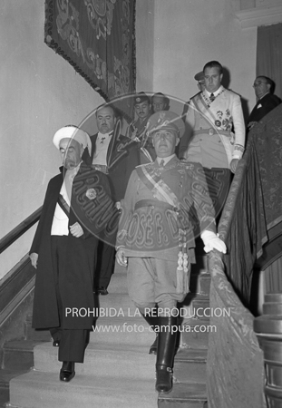 Visita del Rey de Jordania el 5 de septiembre de 1949