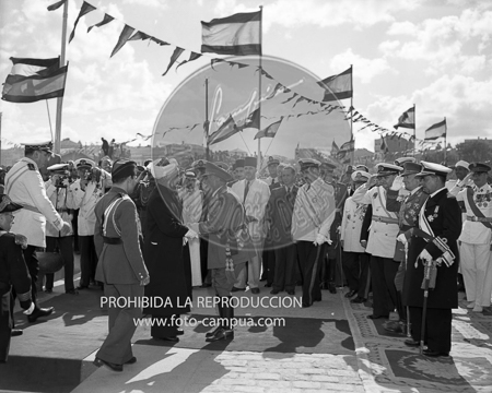Visita del Rey de Jordania el 5 de septiembre de 1949
