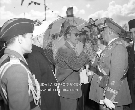Visita del Rey de Jordania el 5 de septiembre de 1949