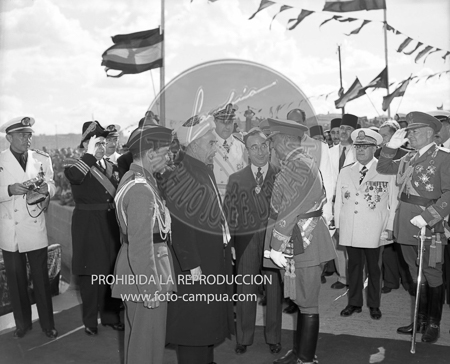 Visita del Rey de Jordania el 5 de septiembre de 1949