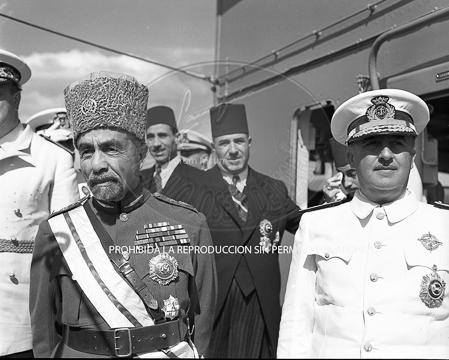 Visita del Rey de Jordania el 5 de septiembre de 1949