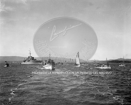 Visita del Rey de Jordania el 7 de septiembre de 1949