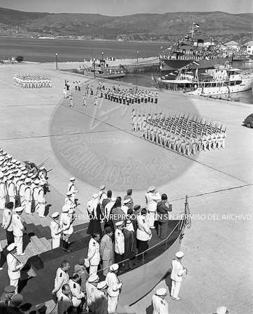 Visita del Rey de Jordania el 7 de septiembre de 1949