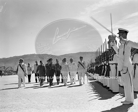 Visita del Rey de Jordania el 7 de septiembre de 1949