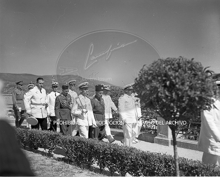 Visita del Rey de Jordania el 7 de septiembre de 1949