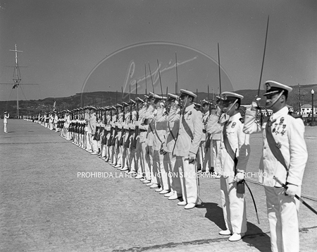 Visita del Rey de Jordania el 7 de septiembre de 1949