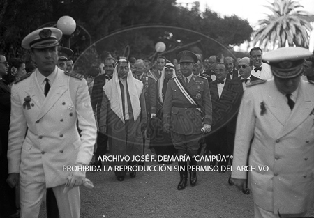 Visita del Rey de Jordania el 7 de septiembre de 1949