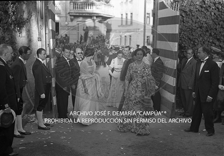Visita del Rey de Jordania el 7 de septiembre de 1949