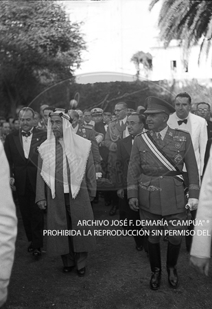 Visita del Rey de Jordania el 7 de septiembre de 1949