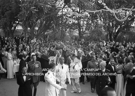 Visita del Rey de Jordania el 7 de septiembre de 1949