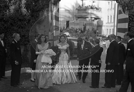Visita del Rey de Jordania el 7 de septiembre de 1949