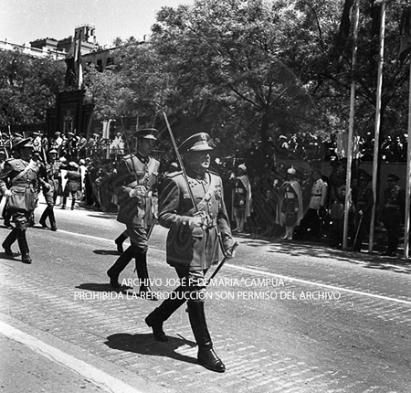 Visita del <presidente de Portugal a España, 1953